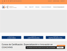 Tablet Screenshot of coaching-psychology.es